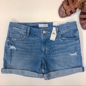 LOFT Relaxed Skinny Denim Shorts | Size 2 | NWT